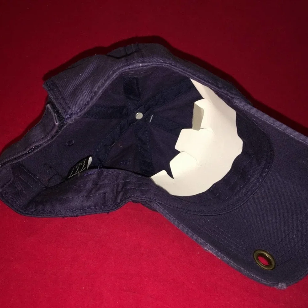 NEW~ Navy Blue Distressed  Ocean City Ball Cap Hat Unisex